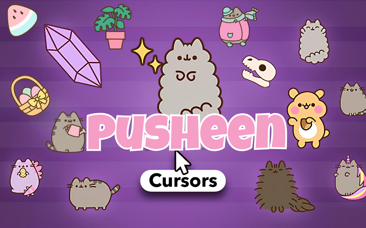 Pusheen Cursor ★ Custom Cursor for Chrome™ - 截图 4