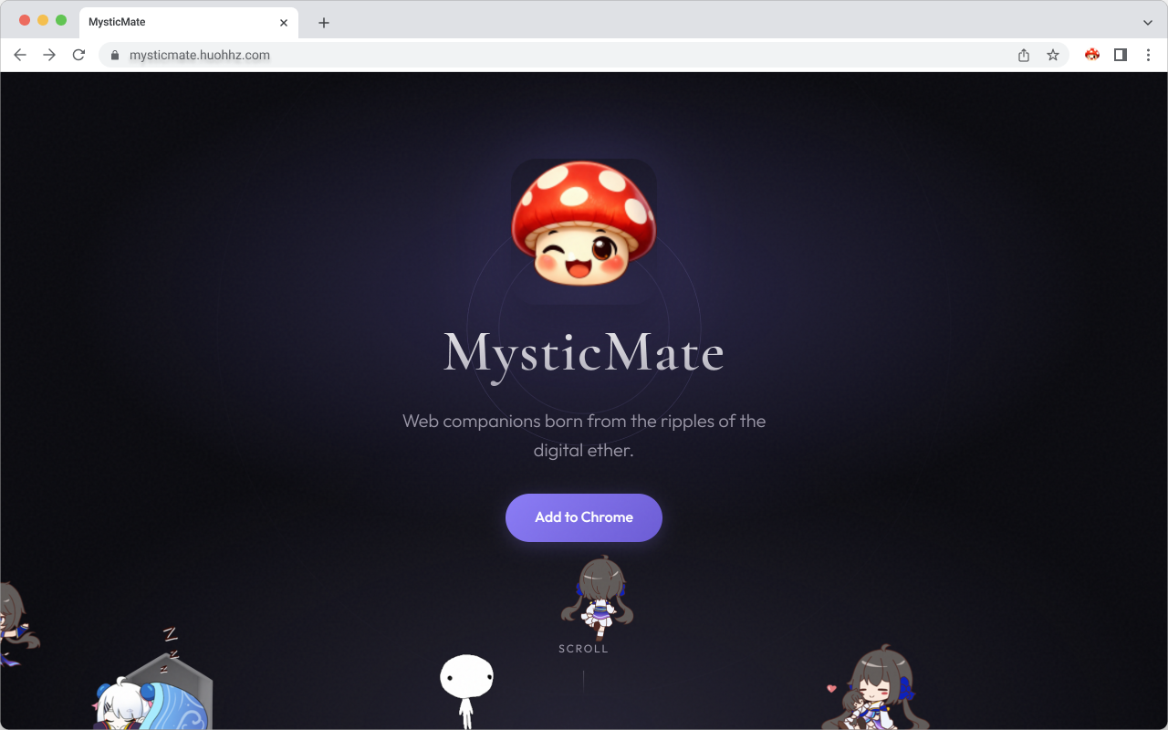 MysticMate:互动式 Shimeji 伙伴 - 截图 4