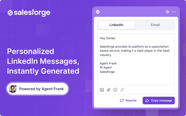 Salesforge: Free B2B Email & Phone Number Finder - 截图 3