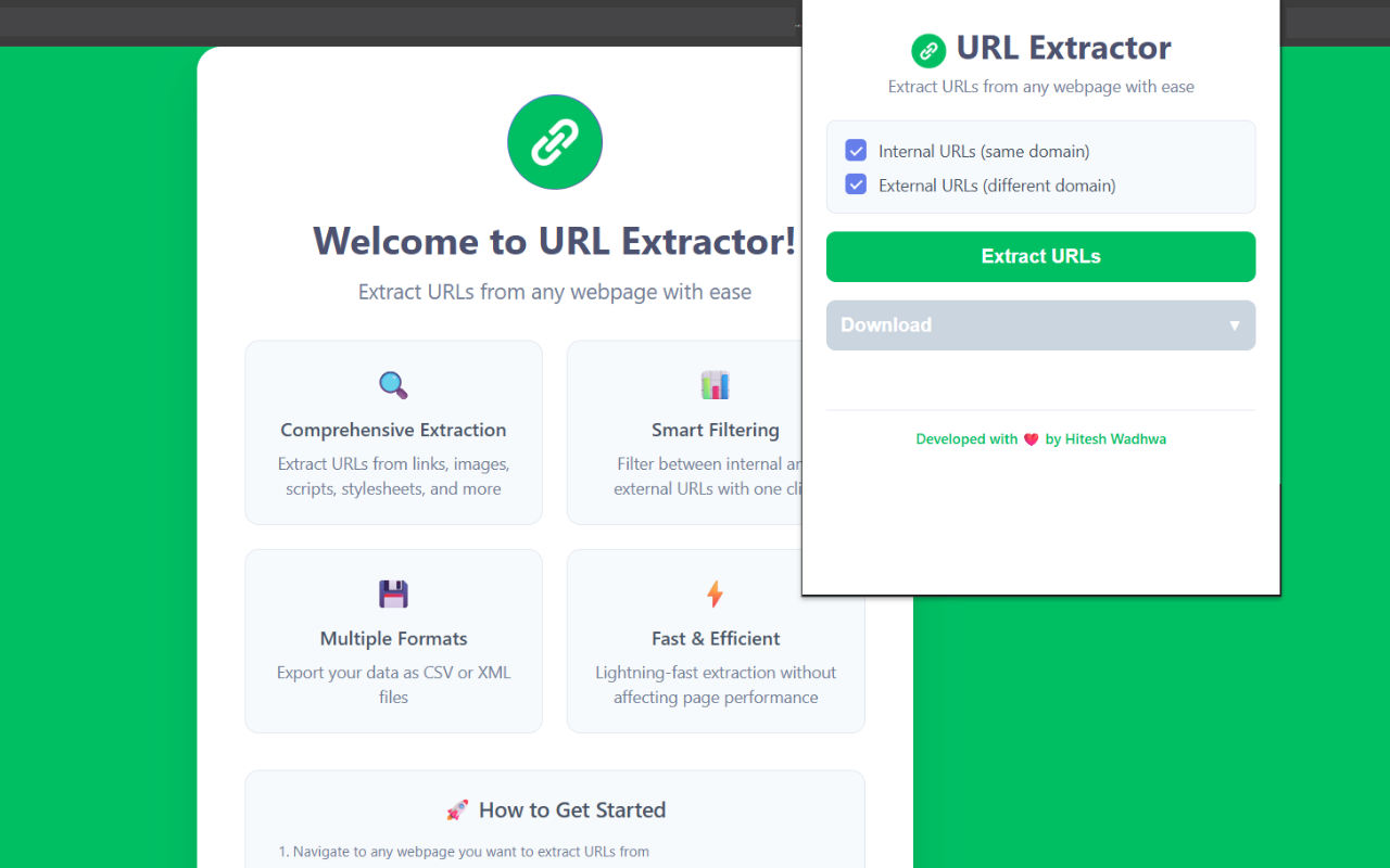 URL Extractor - 截图 1