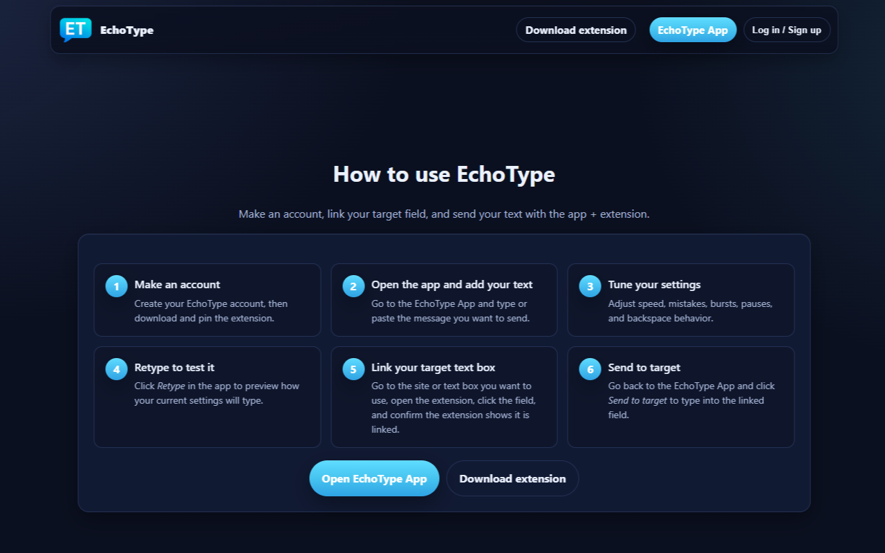 EchoType Human Keystroke Typer - 截图 3