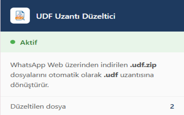 UDF Uzantı Düzeltici - 截图 2