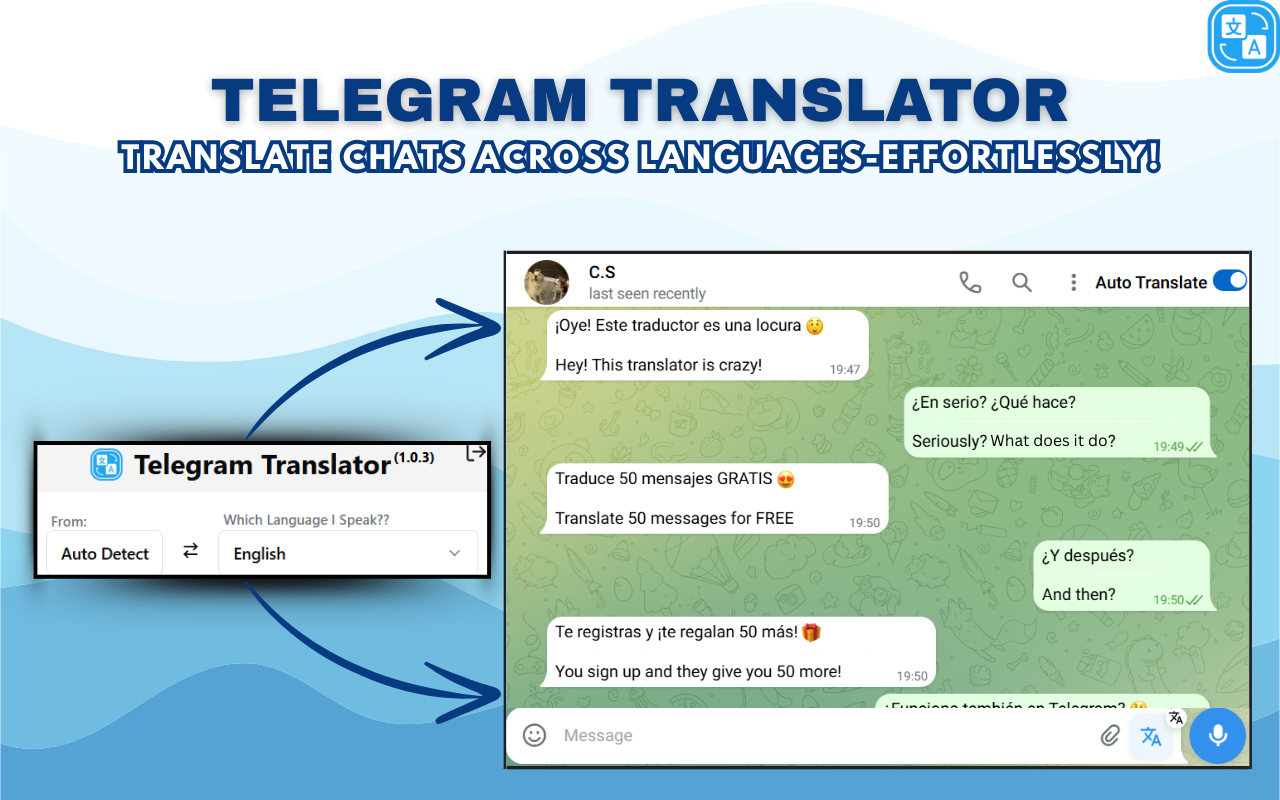 Telegram™ Web Translator - 截图 5