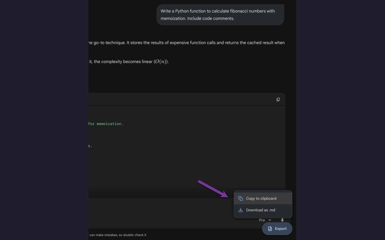 Better Gemini: Wide UI, Quick Launch, Export - 截图 3