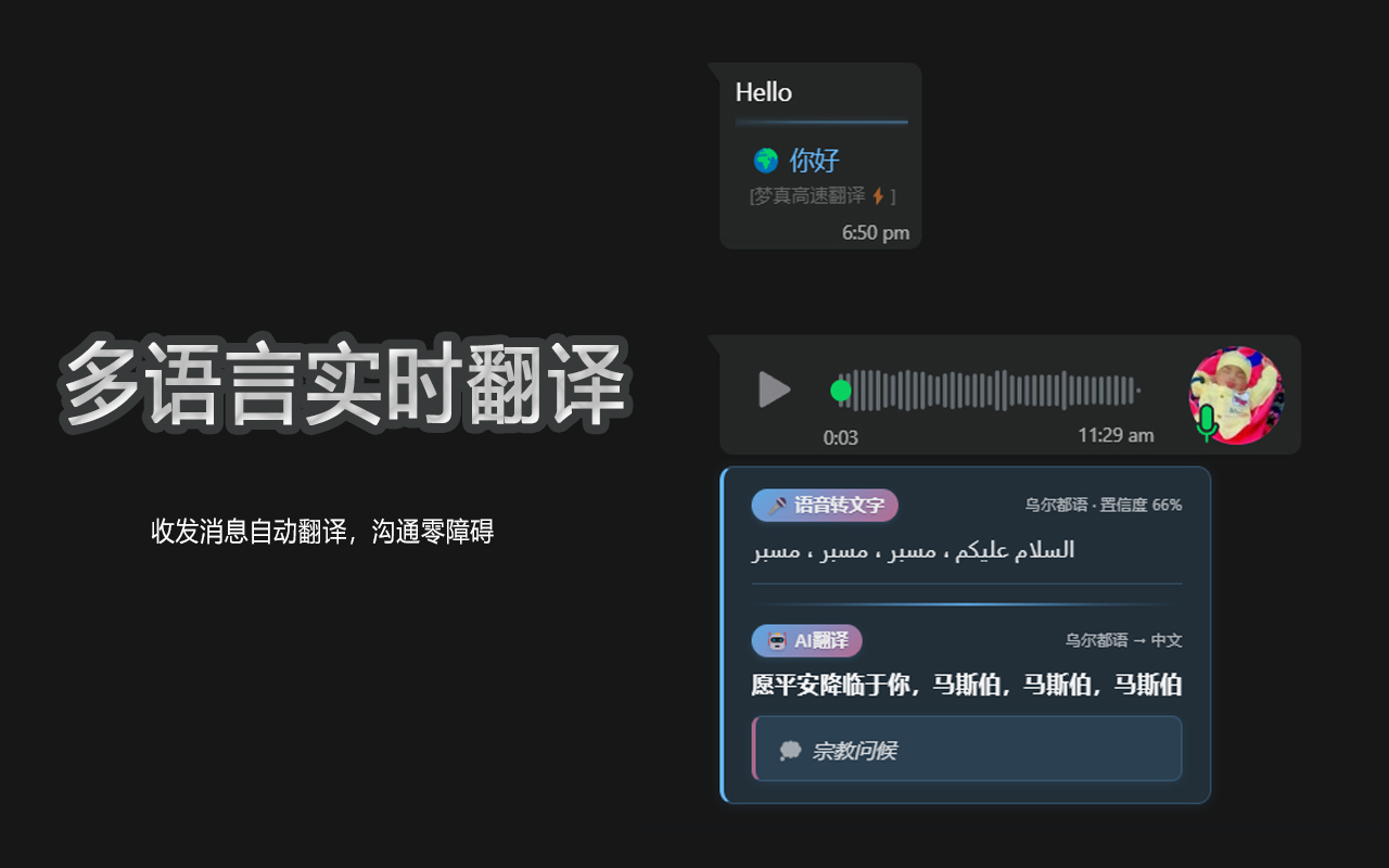 whatsapp实时翻译|AI辅助|销售助手|防封 - 截图 1