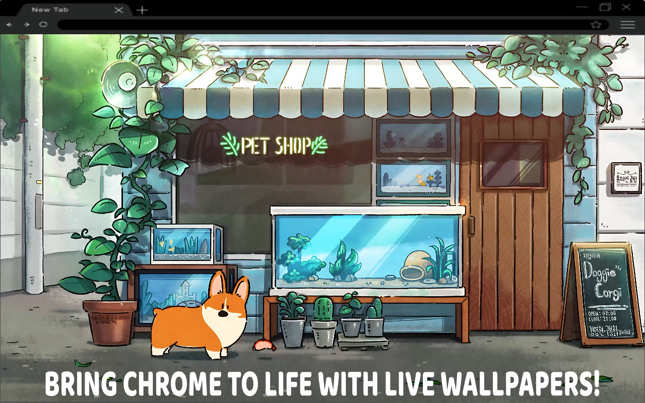 Doggie Corgi Live Wallpaper - 截图 1