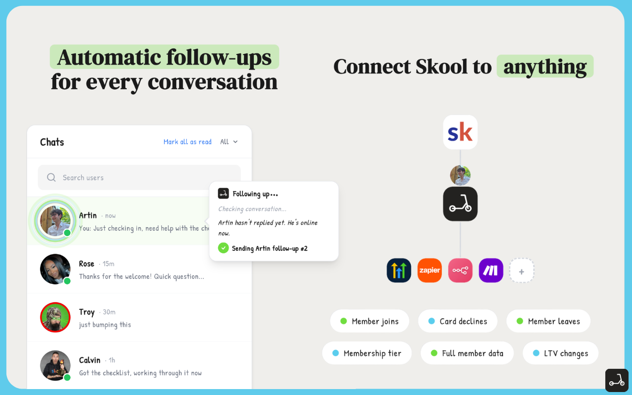 Skool on Easy Mode | Skoot CRM - 截图 3