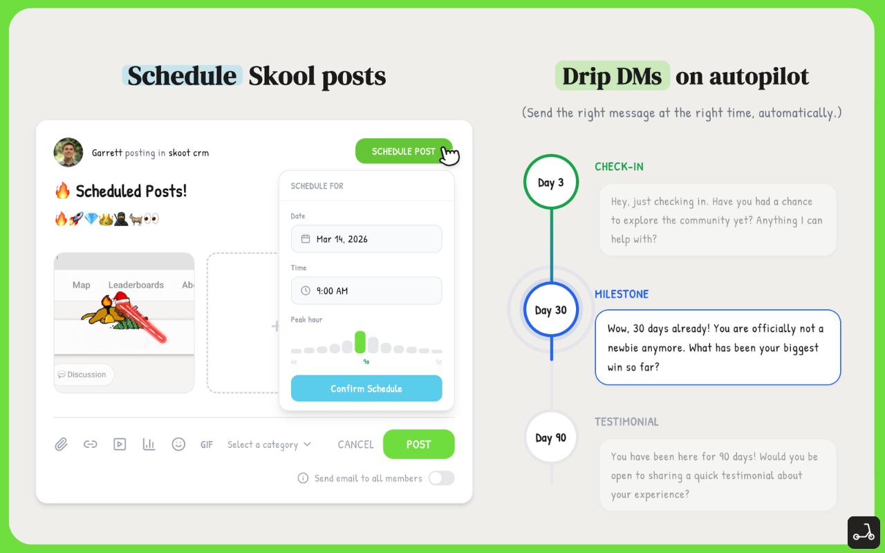 Skool on Easy Mode | Skoot CRM - 截图 5