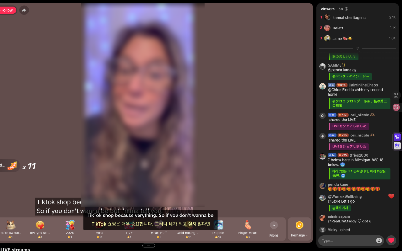 Live Chat & Captions Translator for TikTok - 截图 1