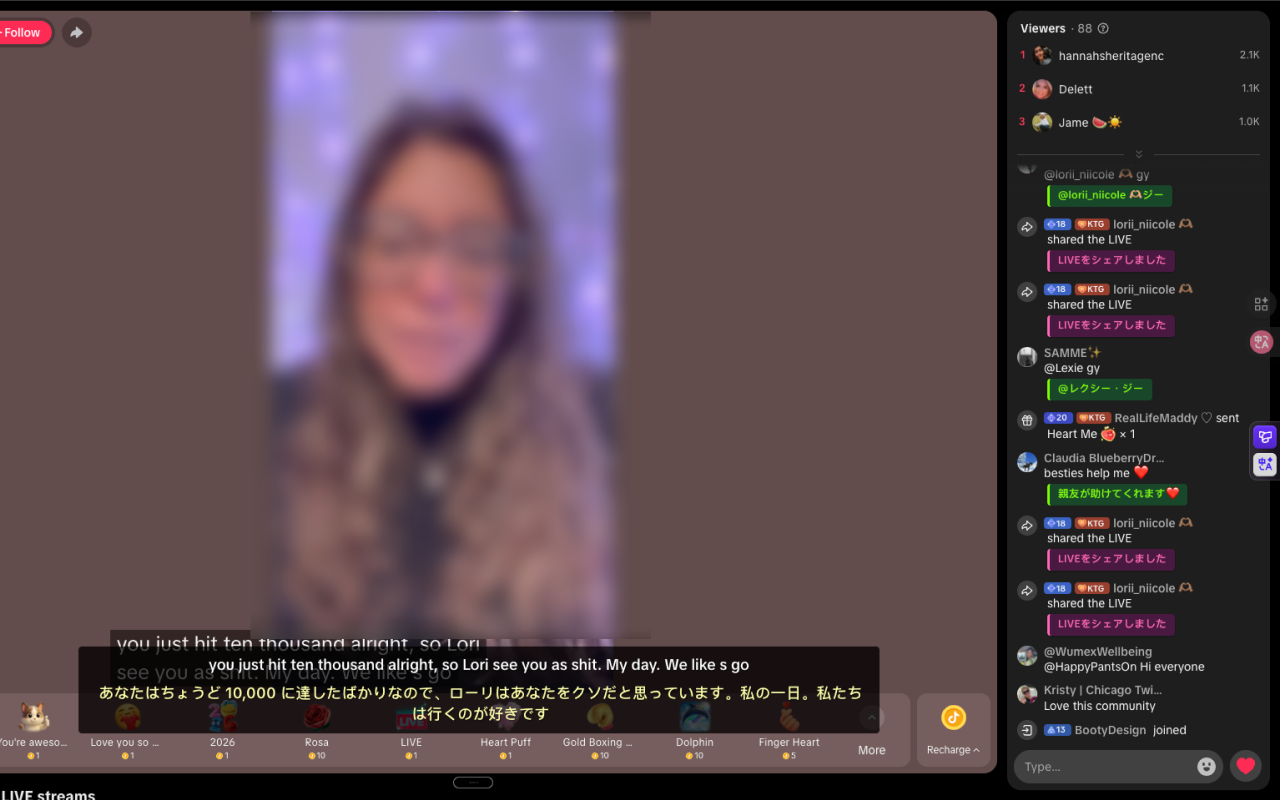 Live Chat & Captions Translator for TikTok - 截图 4