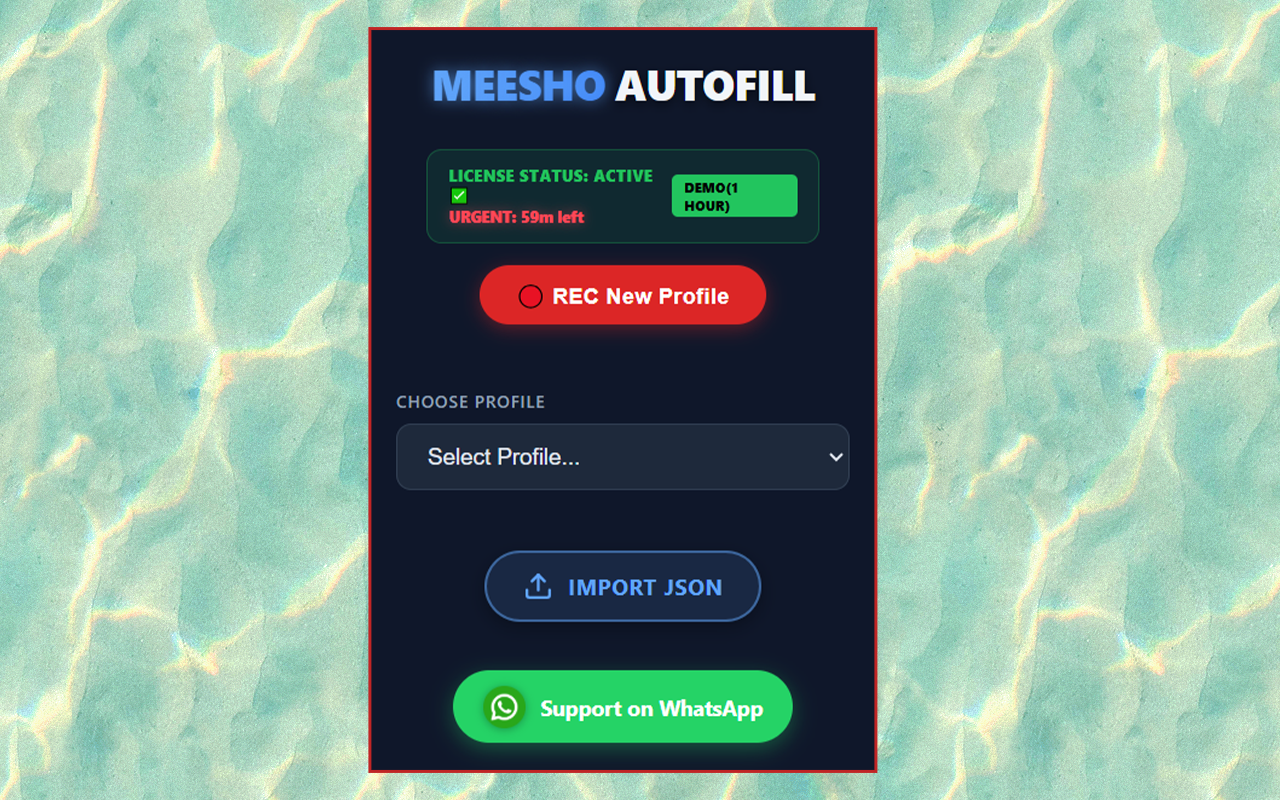Meesho Autofill + Shipping Optimizer - 截图 1