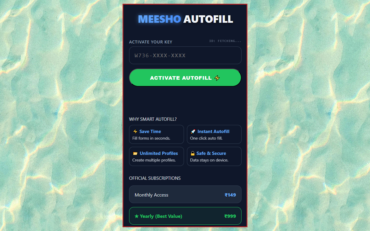 Meesho Autofill + Shipping Optimizer - 截图 3