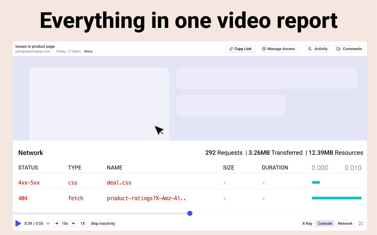 OpenReplay Spot - Record & Report Bugs - 截图 5