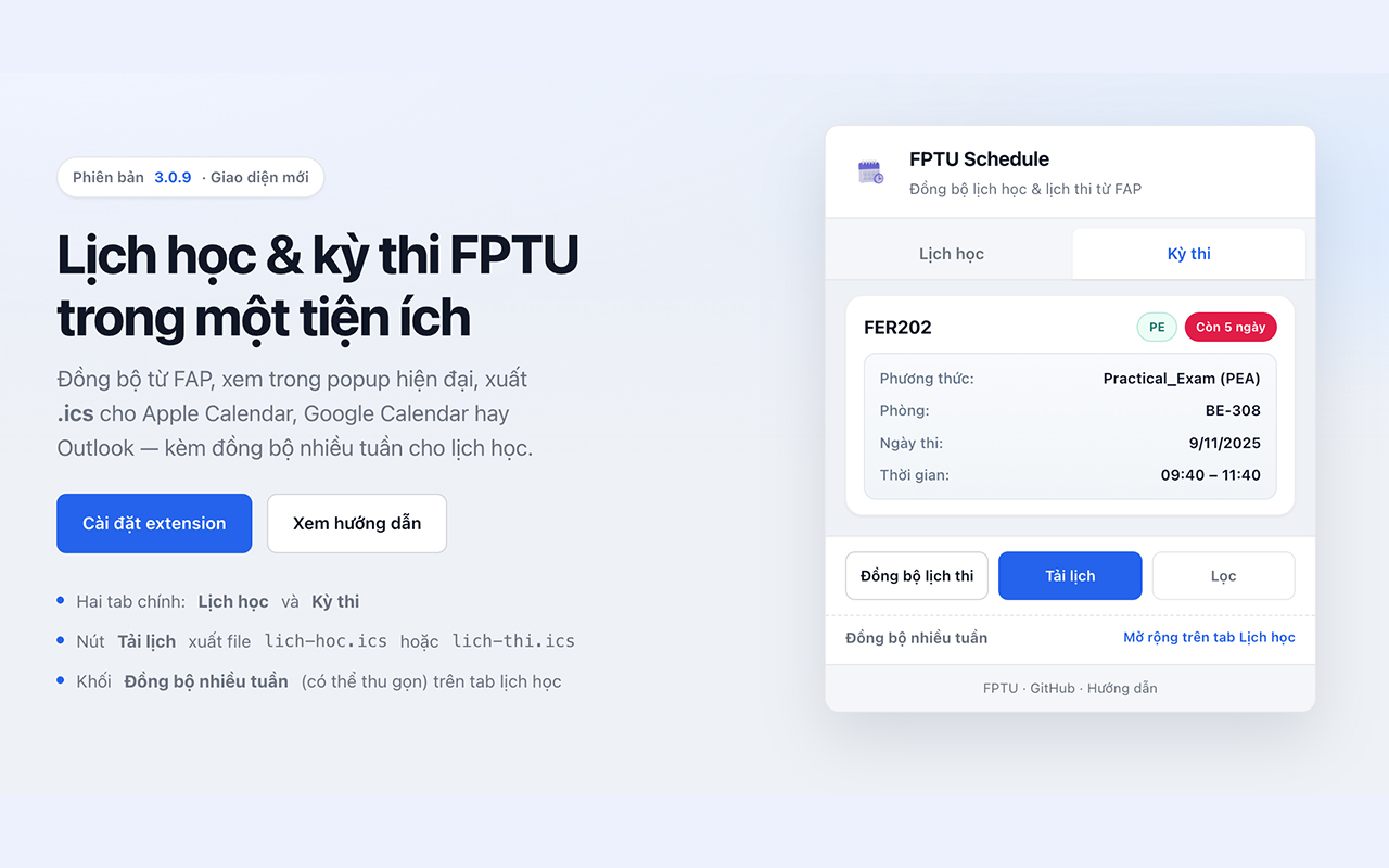 FPTU Schedule - 截图 4