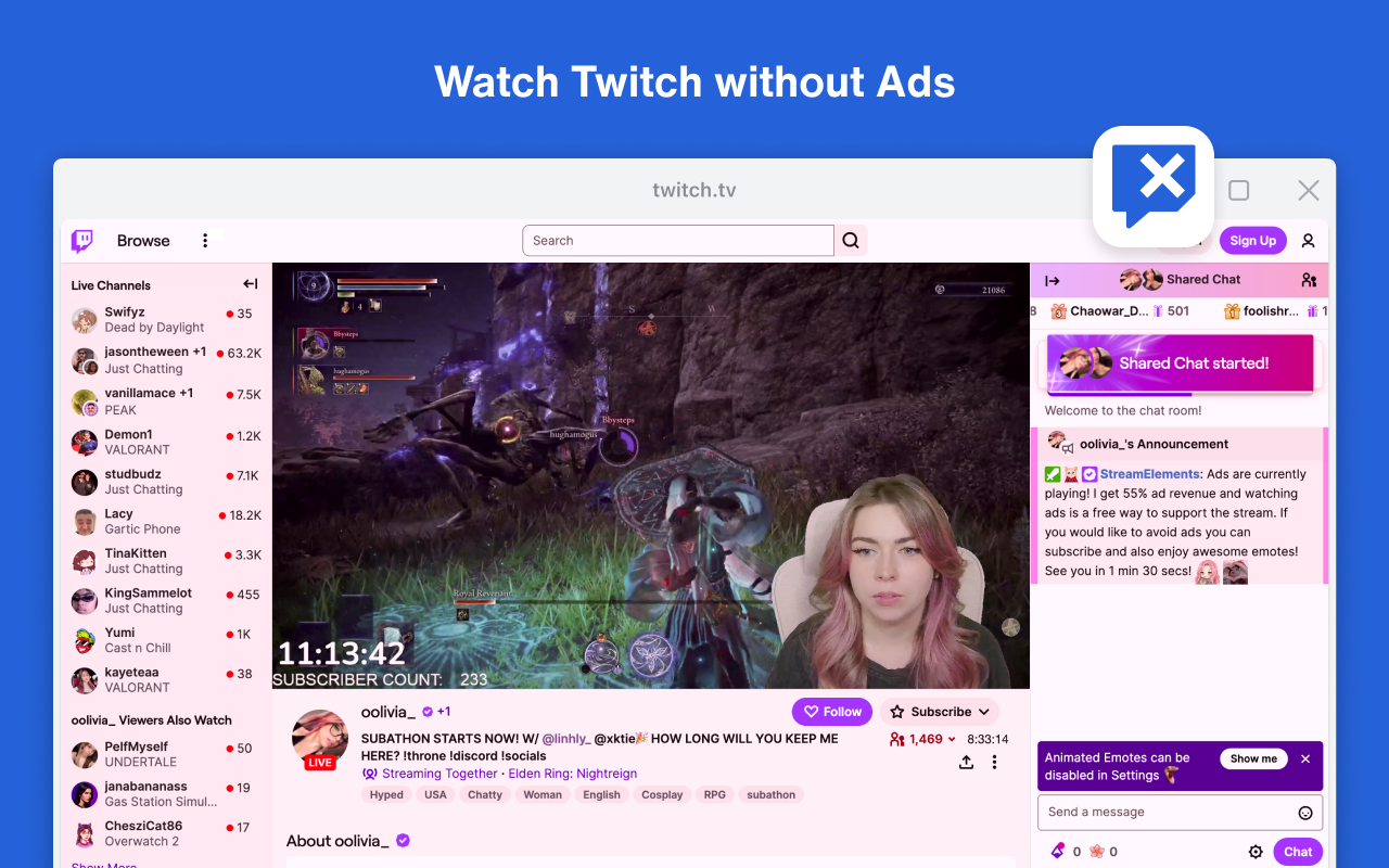 Twitch 广告拦截 - 截图 2