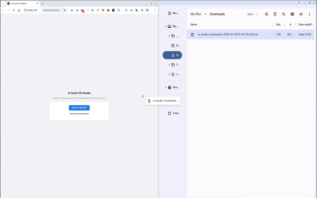 Google AI Studio - File Reader - 截图 2