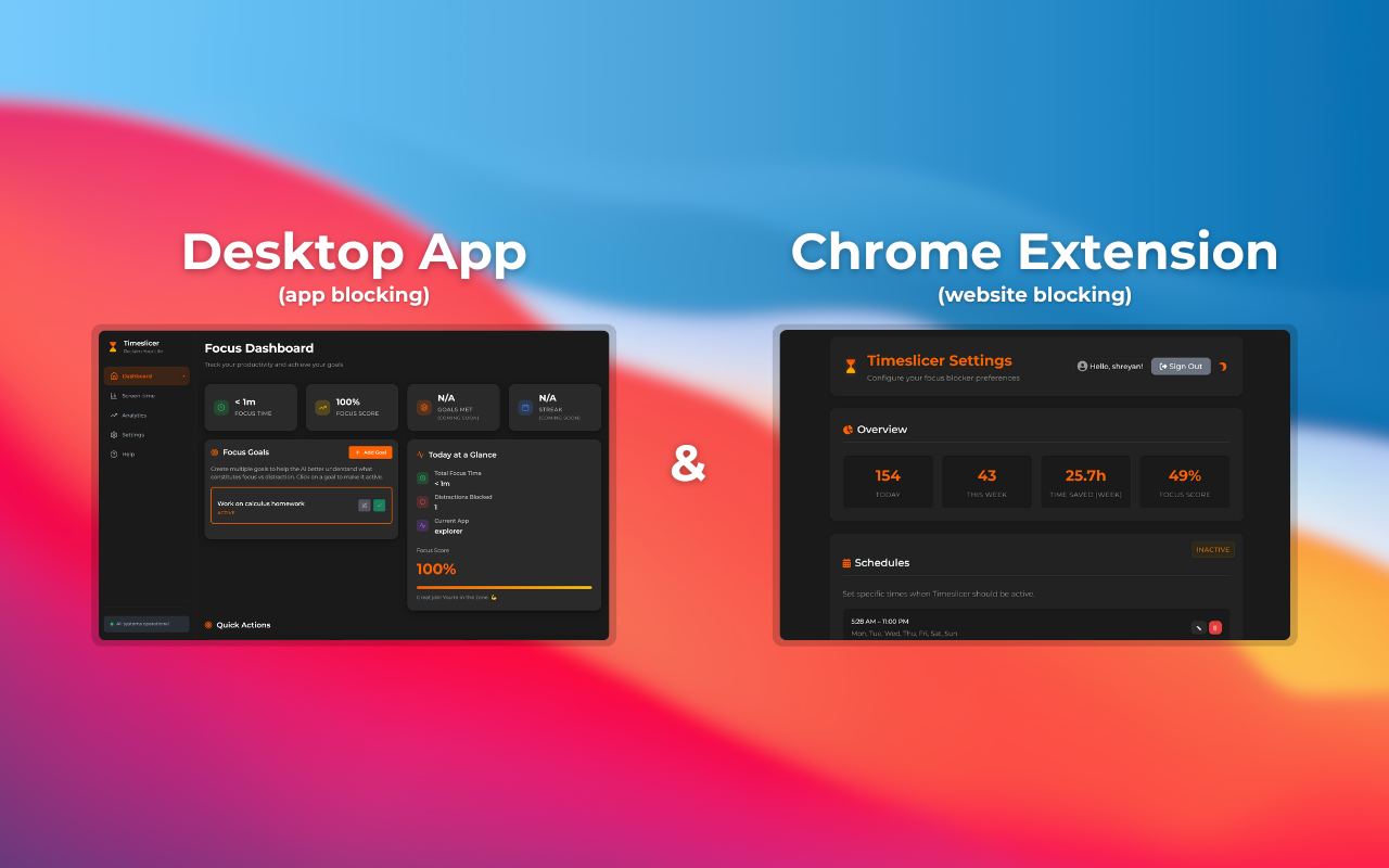 Timeslicer - Intelligent Website Blocker - 截图 3
