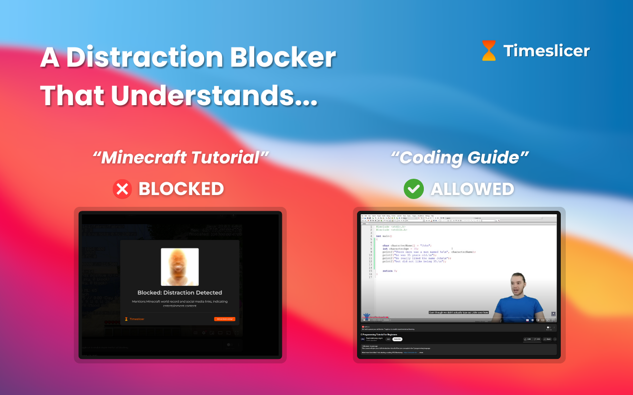 Timeslicer - Intelligent Website Blocker - 截图 5