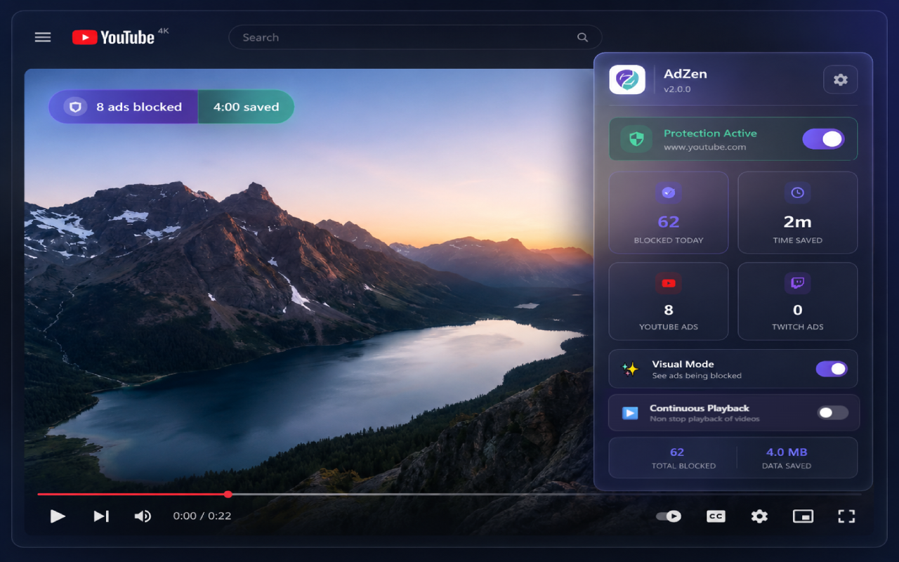 AdZen - Ad Blocker - 截图 1