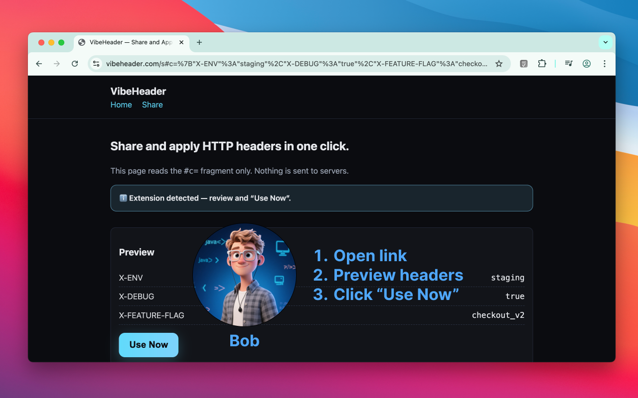 VibeHeader - 截图 3