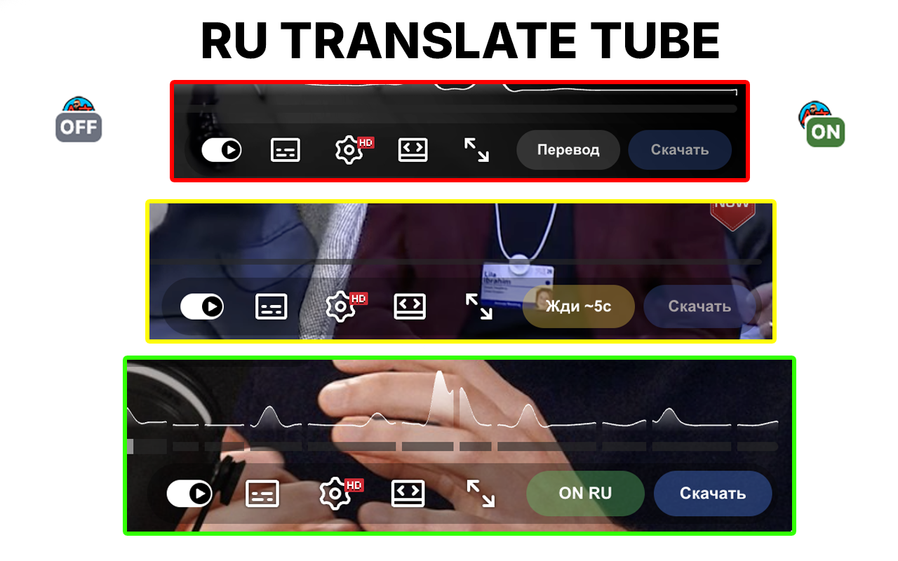 RuTranslateTube - 截图 1
