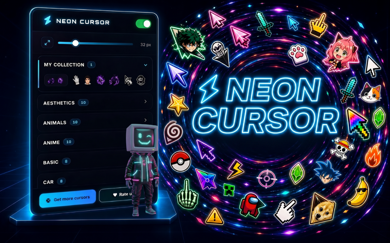 Neon Cursor - Custom Cursor for Chrome™ - 截图 1
