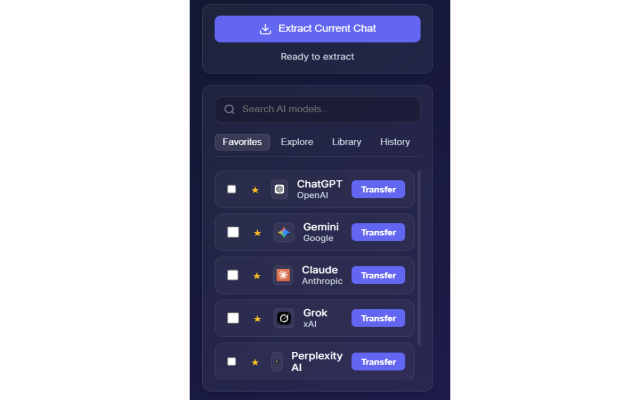 AI CHAT TRANSFER - 截图 2