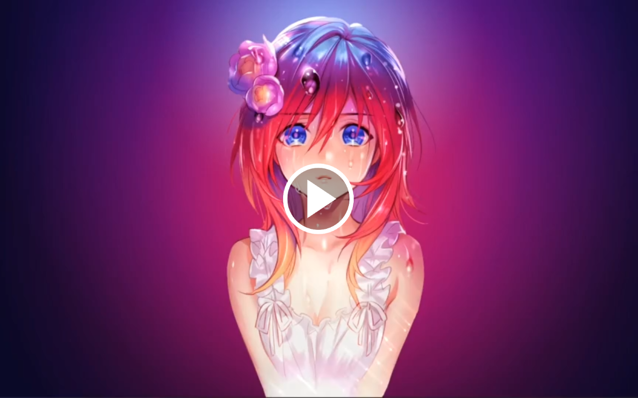 Pink Anime Girl Live Wallpaper - 截图 2