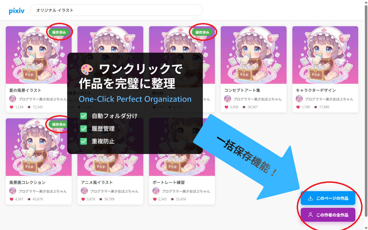 PDP Pixiv存档精灵 - 截图 3