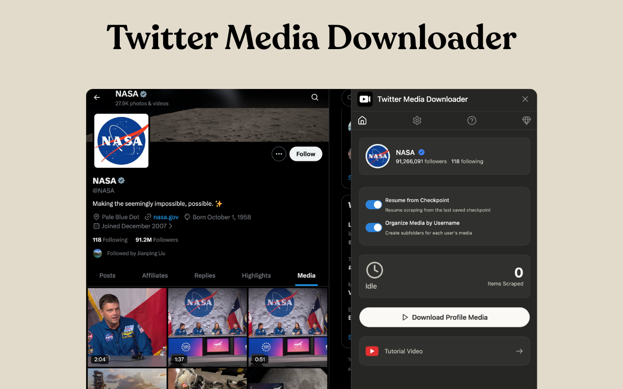 Twitter Media Downloader - X Media Downloader - 截图 3