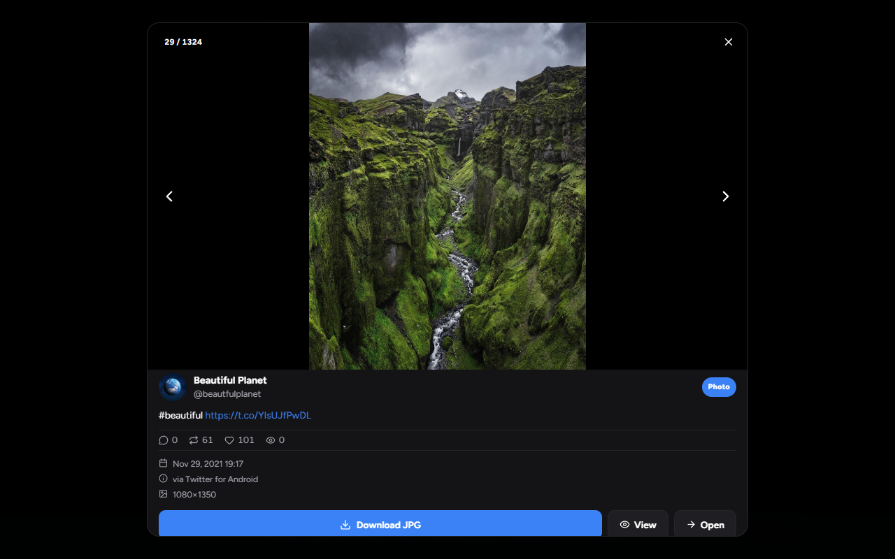 Twitter/X Media Batch Downloader - 截图 1