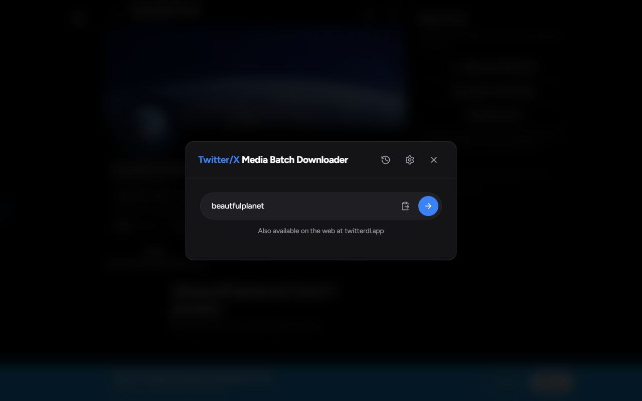 Twitter/X Media Batch Downloader - 截图 4