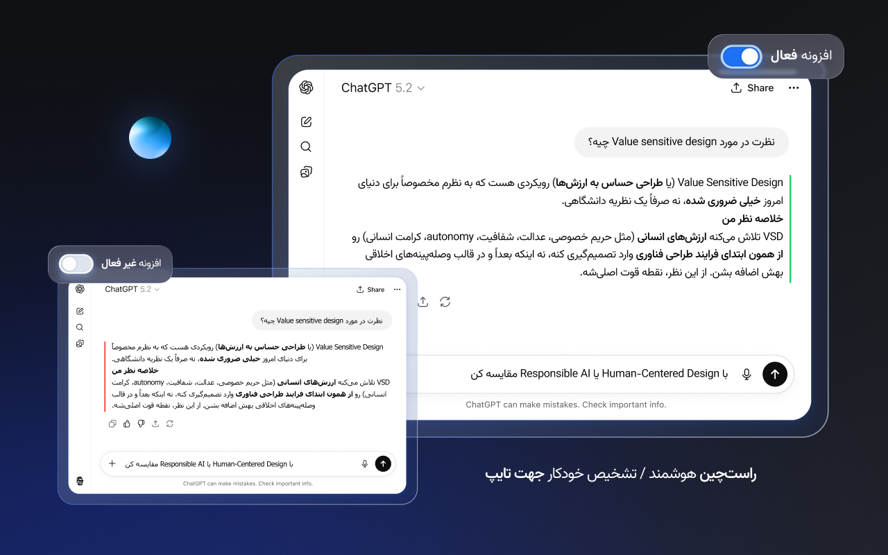 Persian Right — RTL & Font Changer for AI Chatbots - 截图 2