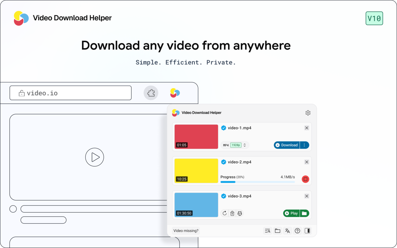 Video Download Helper - 截图 3