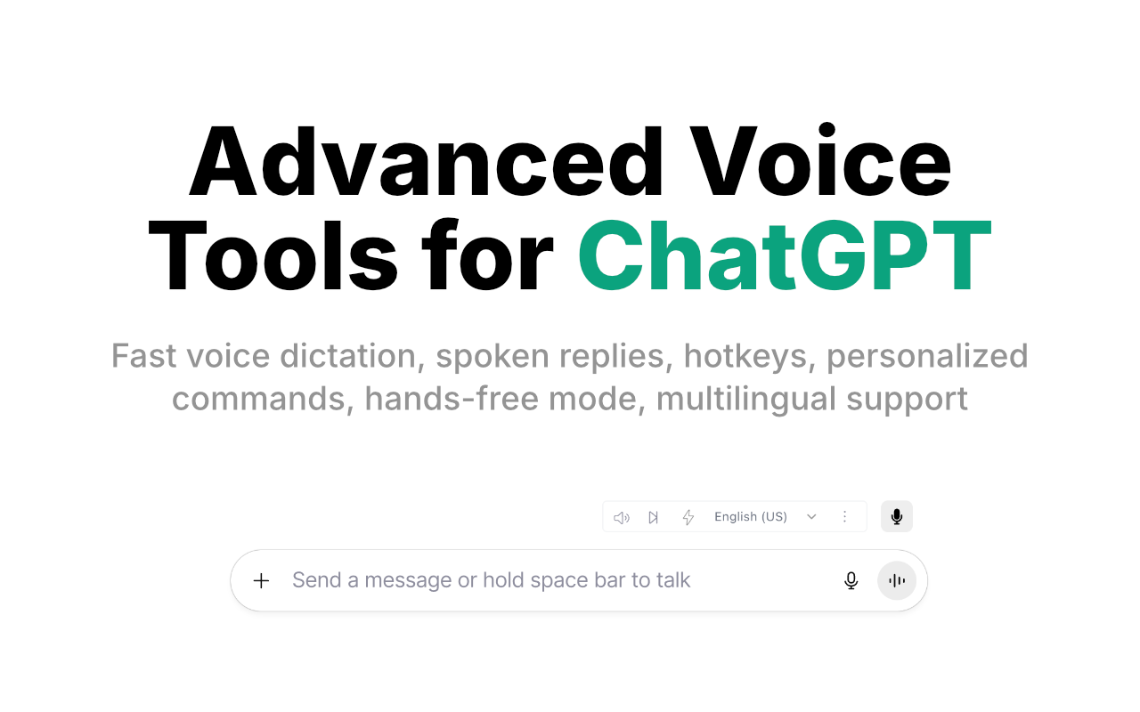 Voice Control for ChatGPT - 截图 2