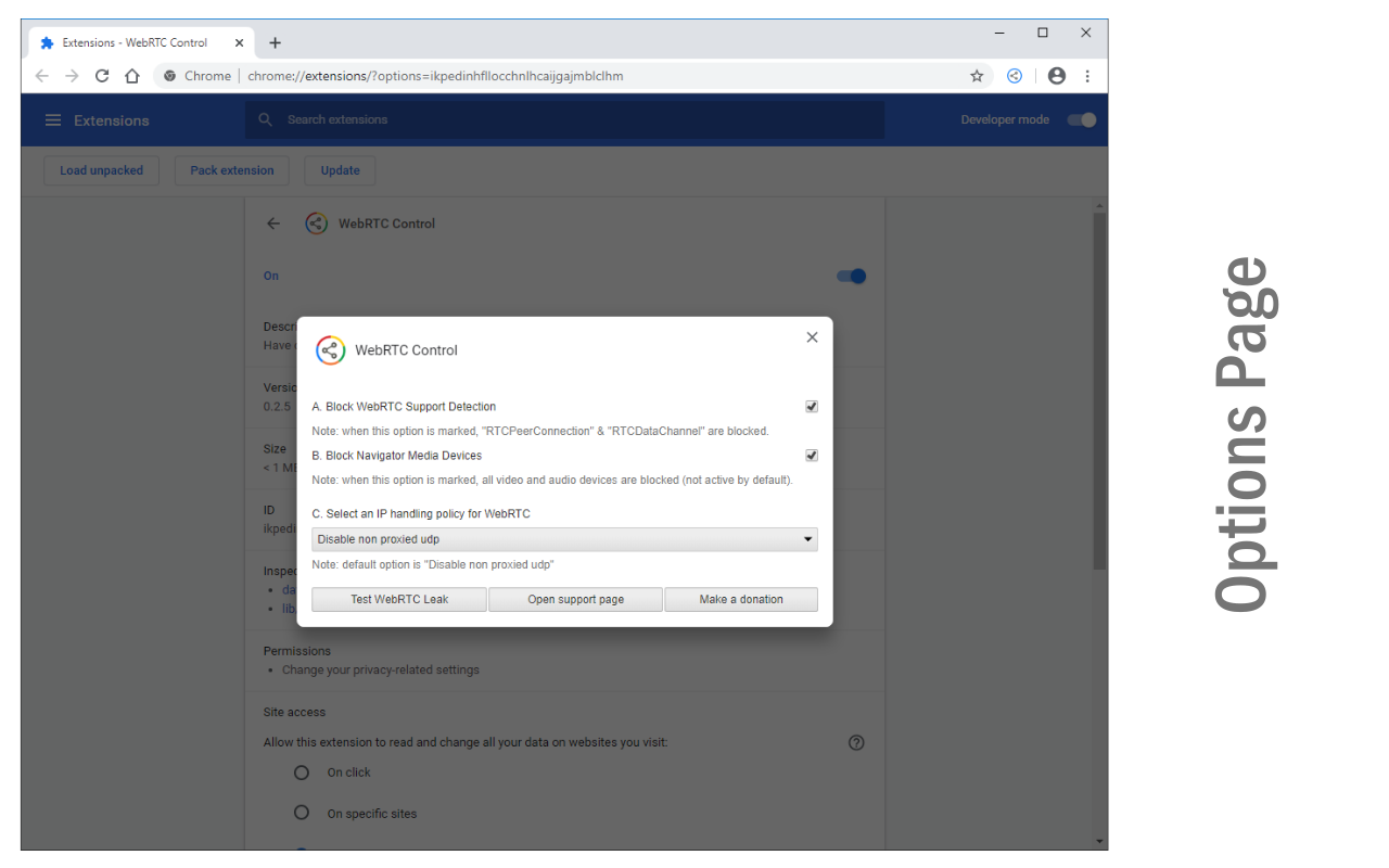 WebRTC Control - 截图 2