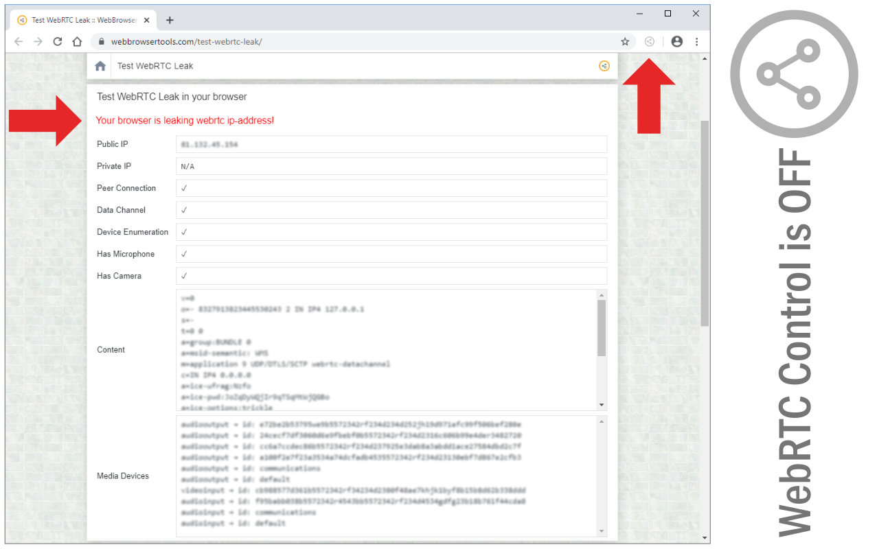 WebRTC Control - 截图 4