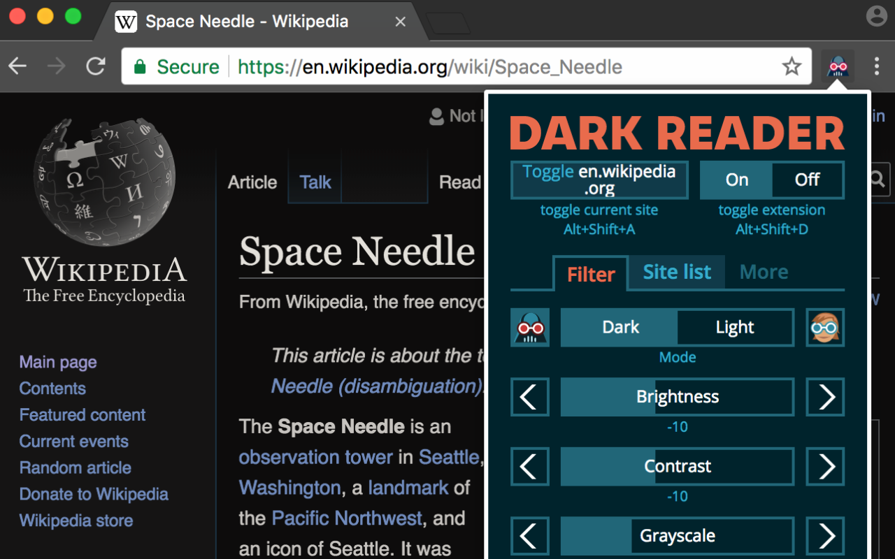 Dark Reader - 截图 4