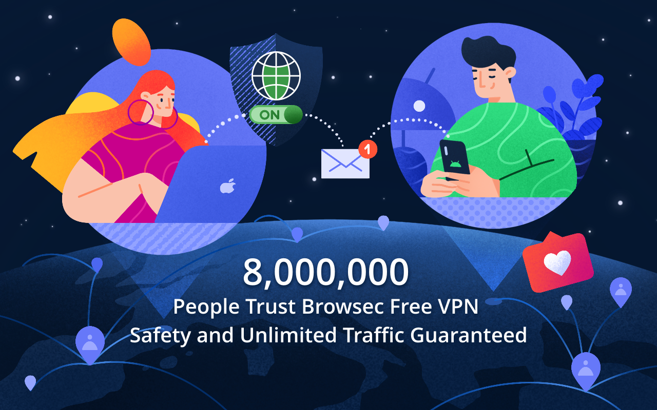 Browsec  - Free  for Chrome - 截图 2