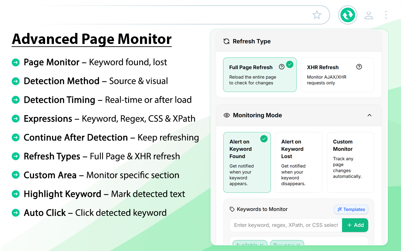 Auto Refresh Plus | Page Monitor - 截图 1