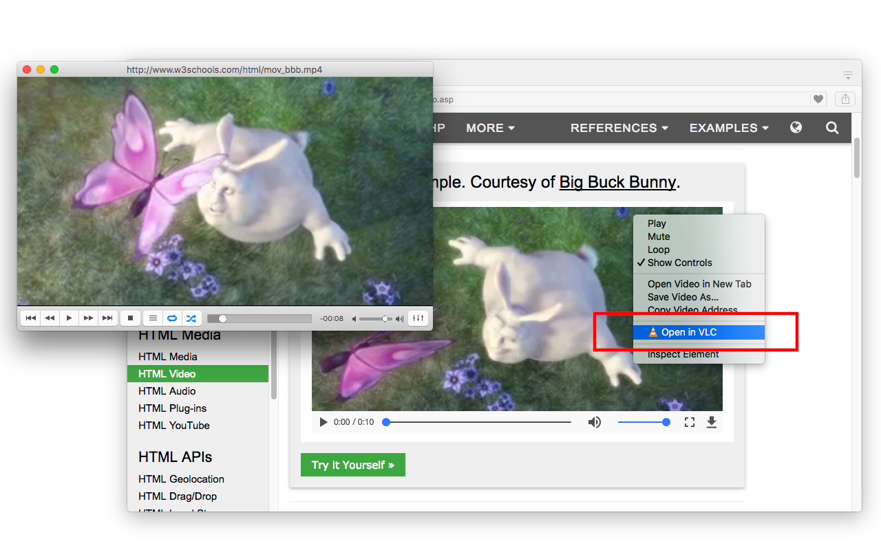 Open in VLC™ media player - 截图 1
