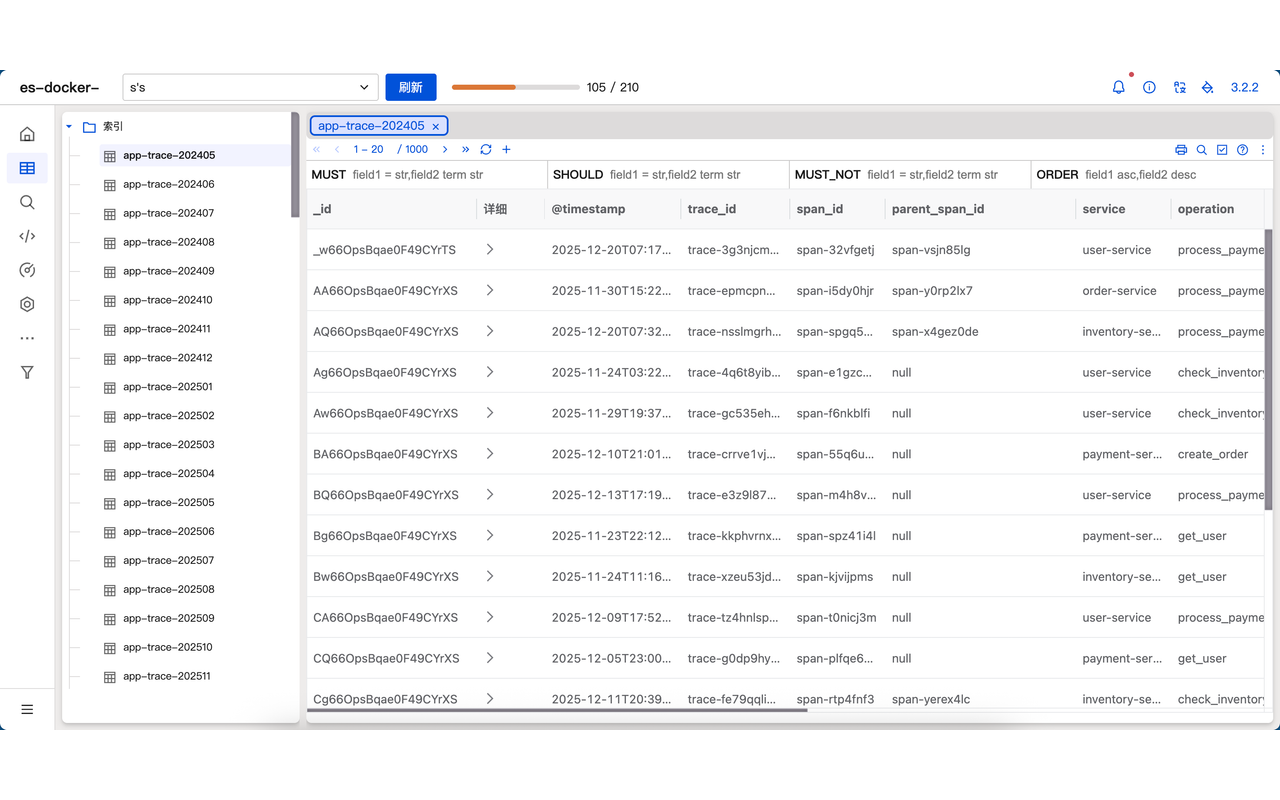 ES Client – Elasticsearch 开发者工具 - 截图 4