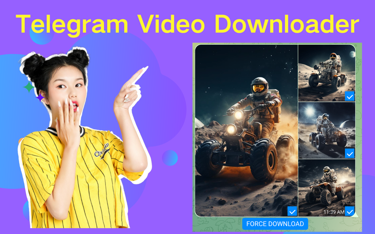 Telegram Video Downloader - 电报视频下载器 - 截图 1