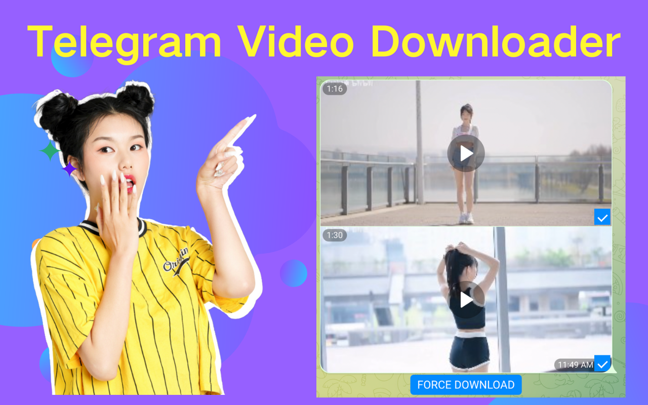 Telegram Video Downloader - 电报视频下载器 - 截图 3