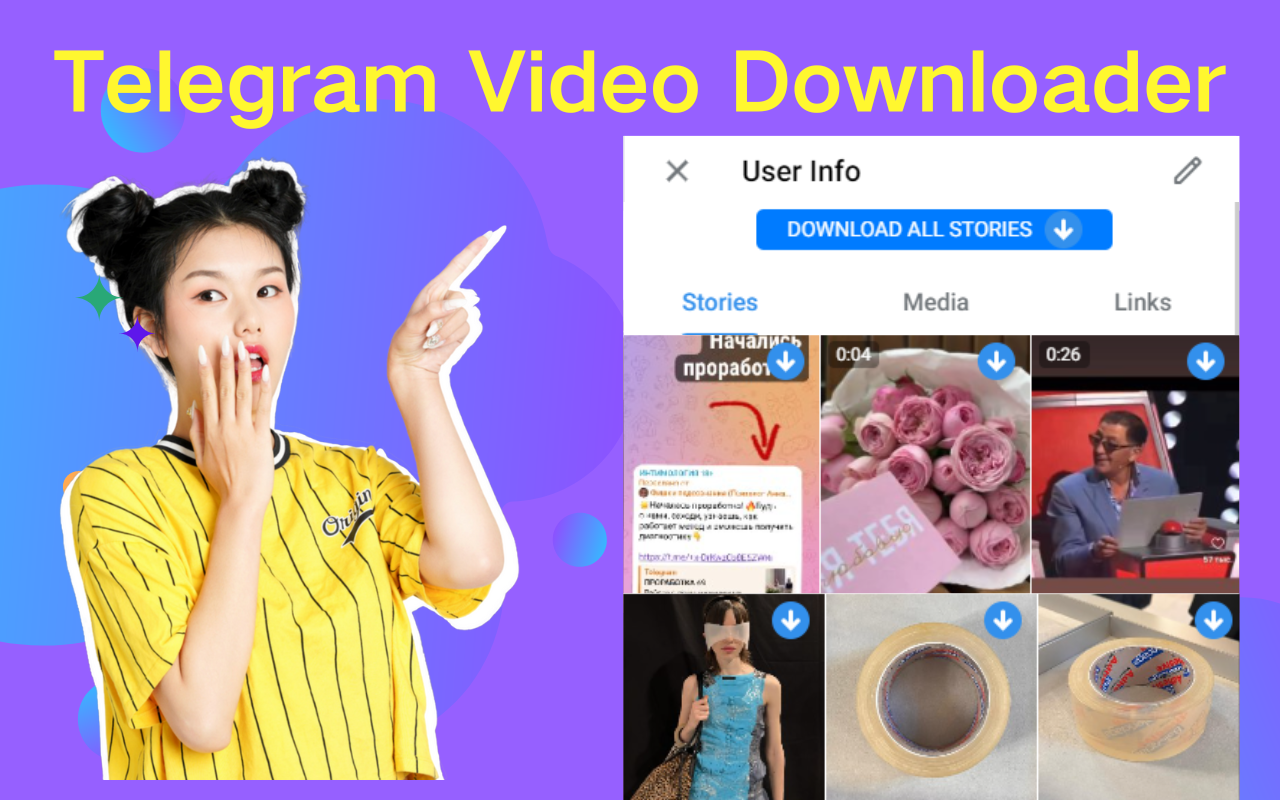 Telegram Video Downloader - 电报视频下载器 - 截图 4