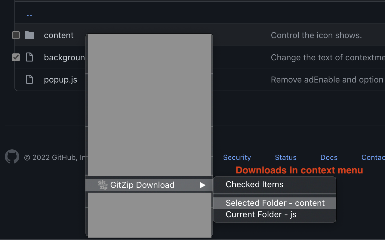 GitZip for github - 截图 2