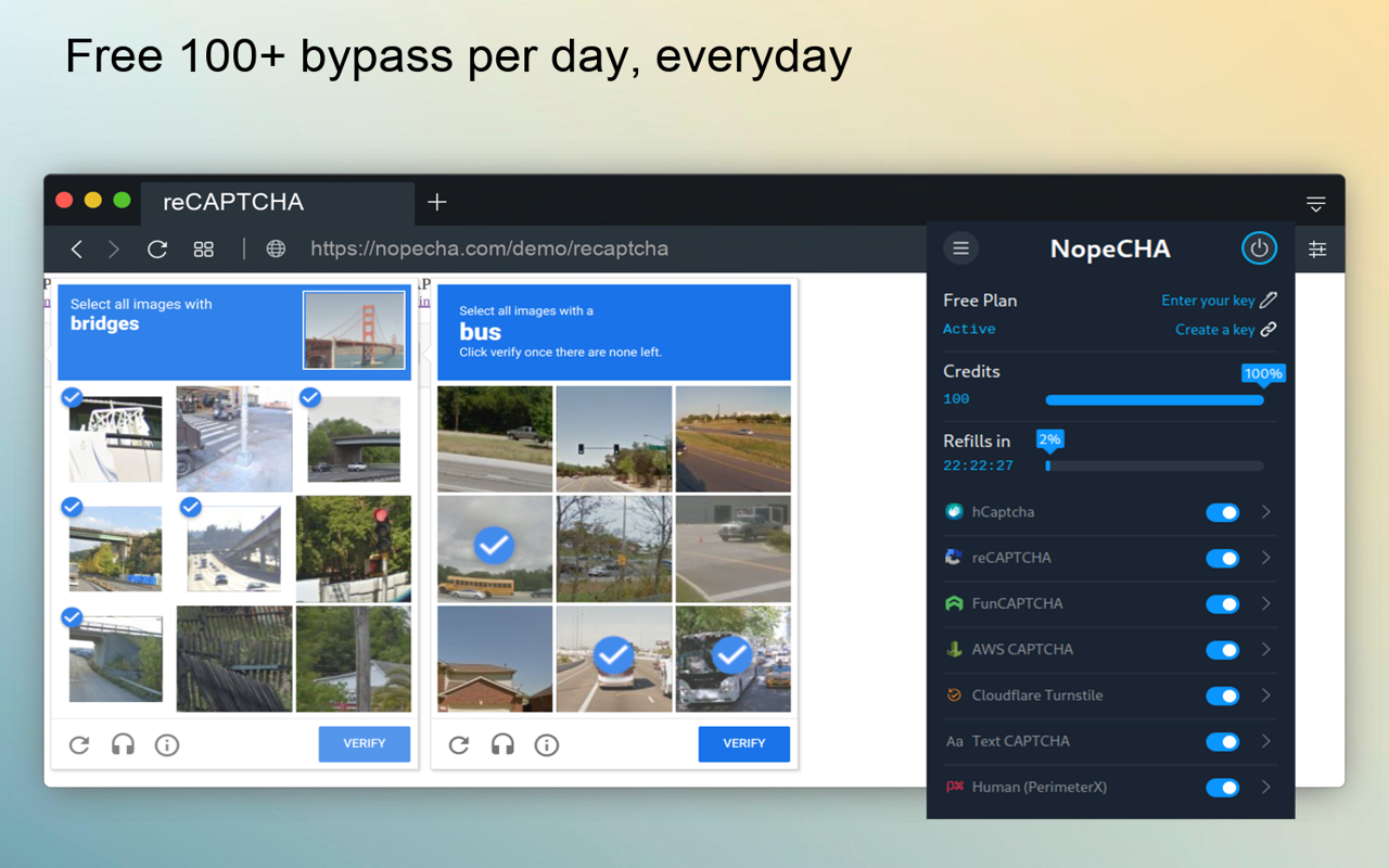 NopeCHA: CAPTCHA Solver - 截图 2
