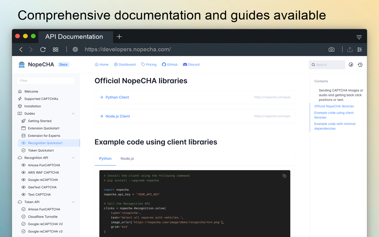 NopeCHA: CAPTCHA Solver - 截图 4