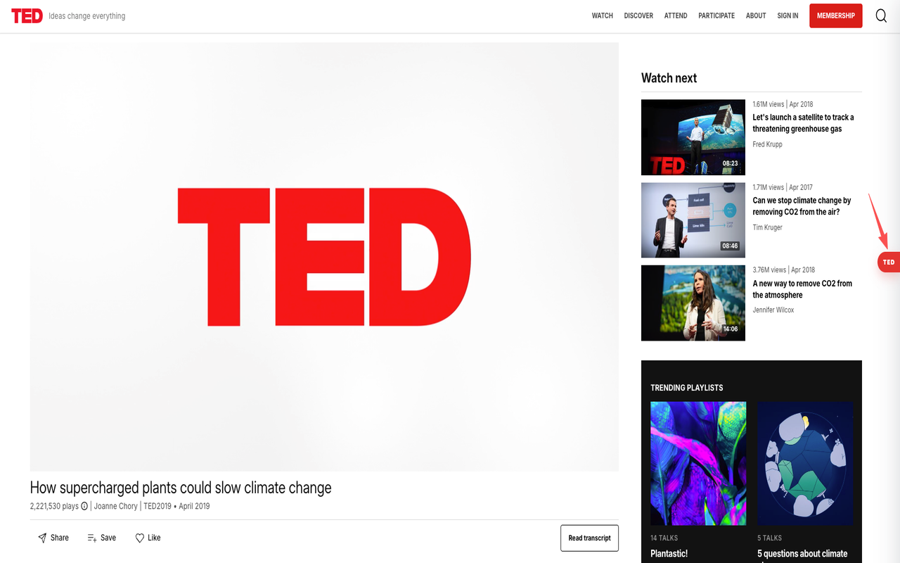 TED Transcript Download - 截图 1