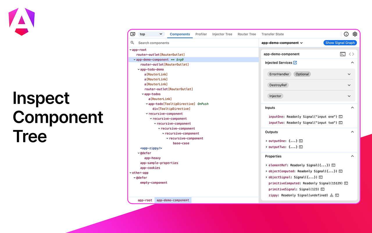 Angular DevTools - 截图 3
